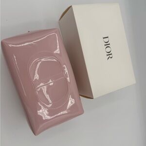 Dior Pink Patent Cosmetic Case